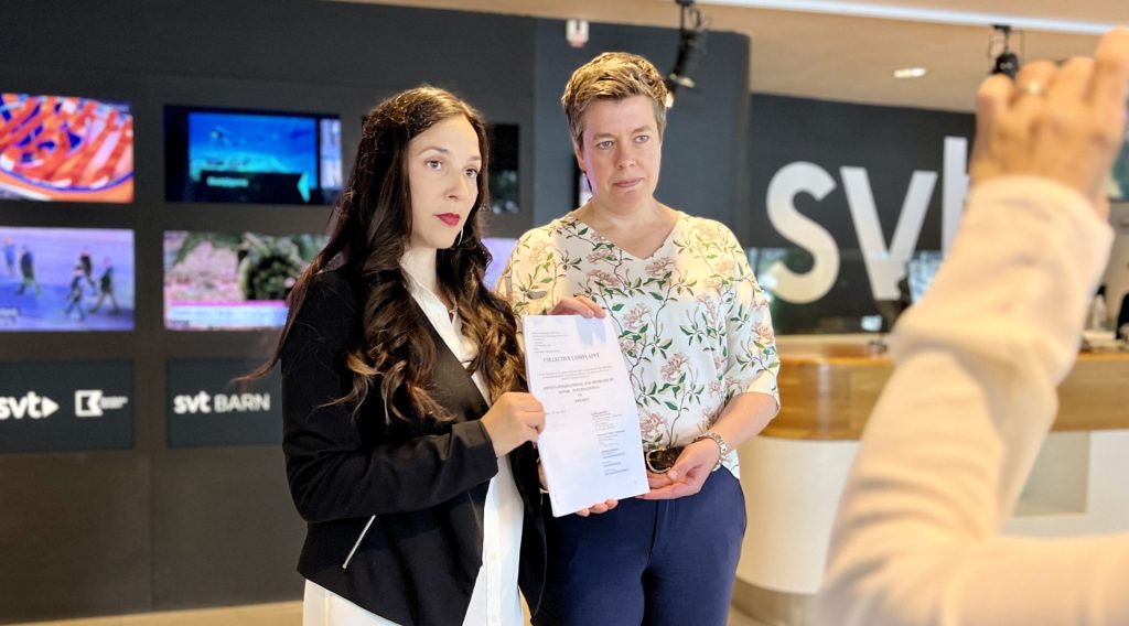 Hannah Laustiola, generalsekreterare Läkare i Världen, och Anna Johansson, generalsekreterare Amnesty.